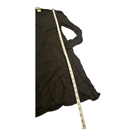 TMG Large Long Sleeve Black Mini Dress - Picture 6 of 7